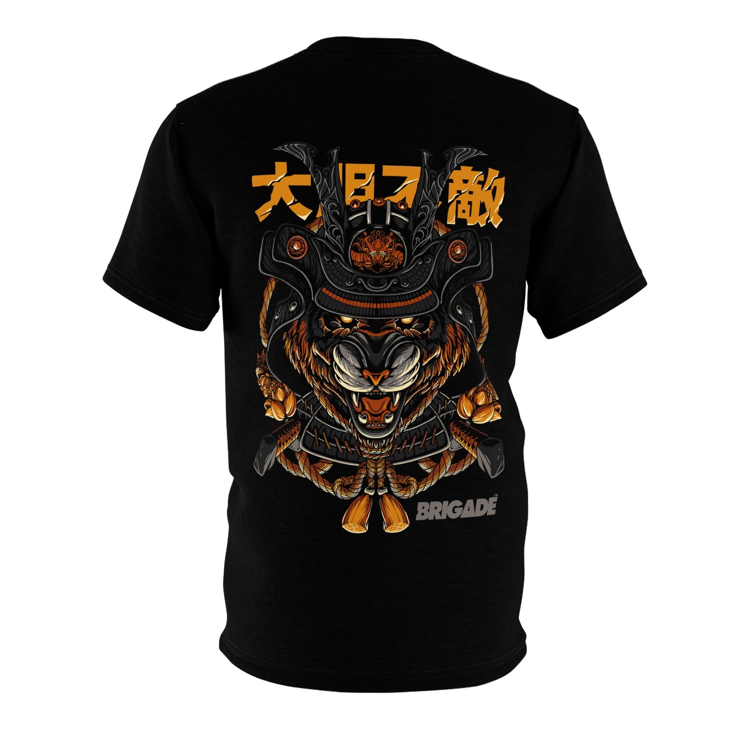 Brigade Graphic Tee — Bold Military-Inspired Lettering Shirt