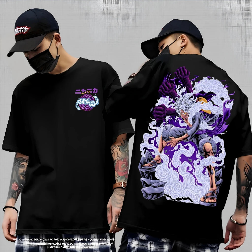 Luffy Gear5 Best Selling Issue T-Shirt Unisex ONE PIECE T-Shirt Comfortable and Breathable Y2K