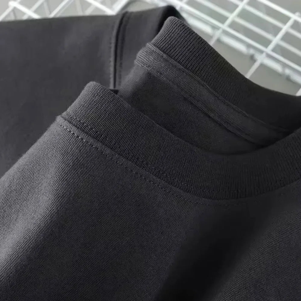 Men's Summer Cotton Fashionable Casual Loose OverSize Japanese Tokyo Pattern Printed Round Neck T-shirt Men's Women's T-shirts