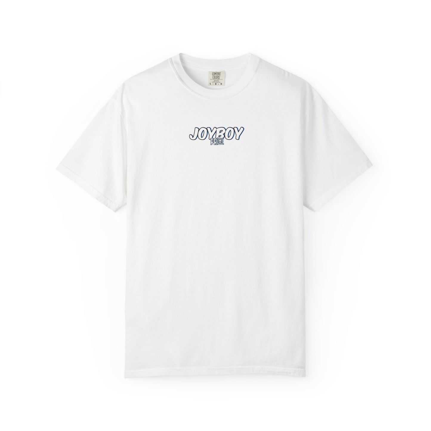Graphic T-Shirt — JOYBOY Anime Skull Backprint White Tee