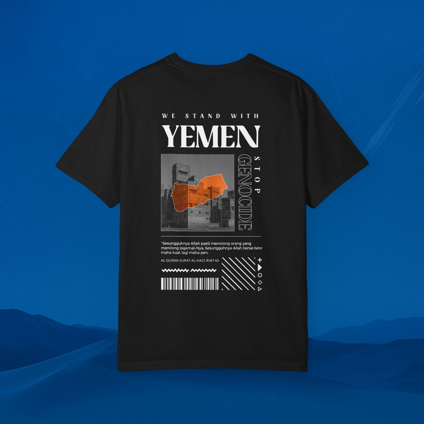 We Stand With Yemen T-Shirt — Solidarity Graphic Tee