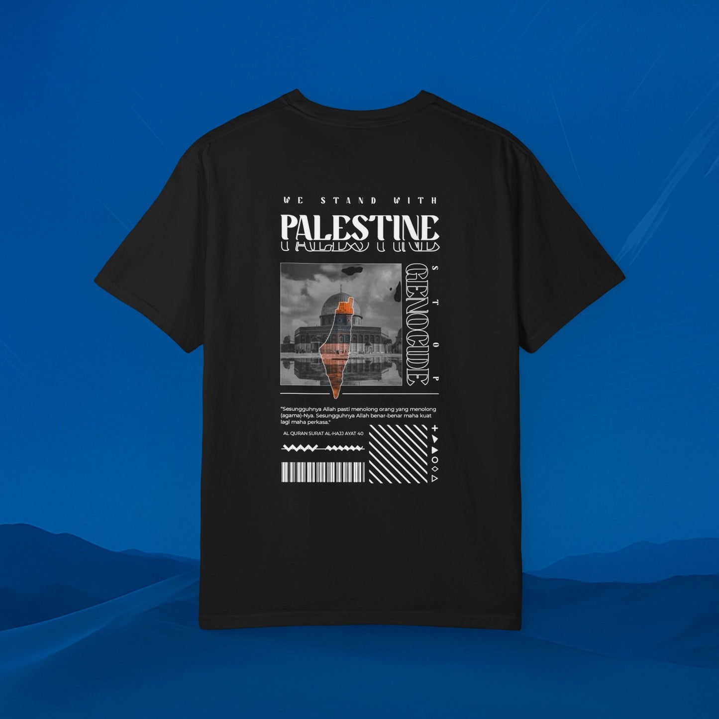 We Stand With palestine T-Shirt — Solidarity Graphic Tee