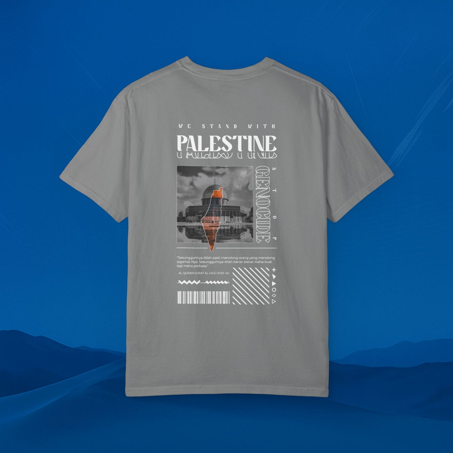 We Stand With palestine T-Shirt — Solidarity Graphic Tee