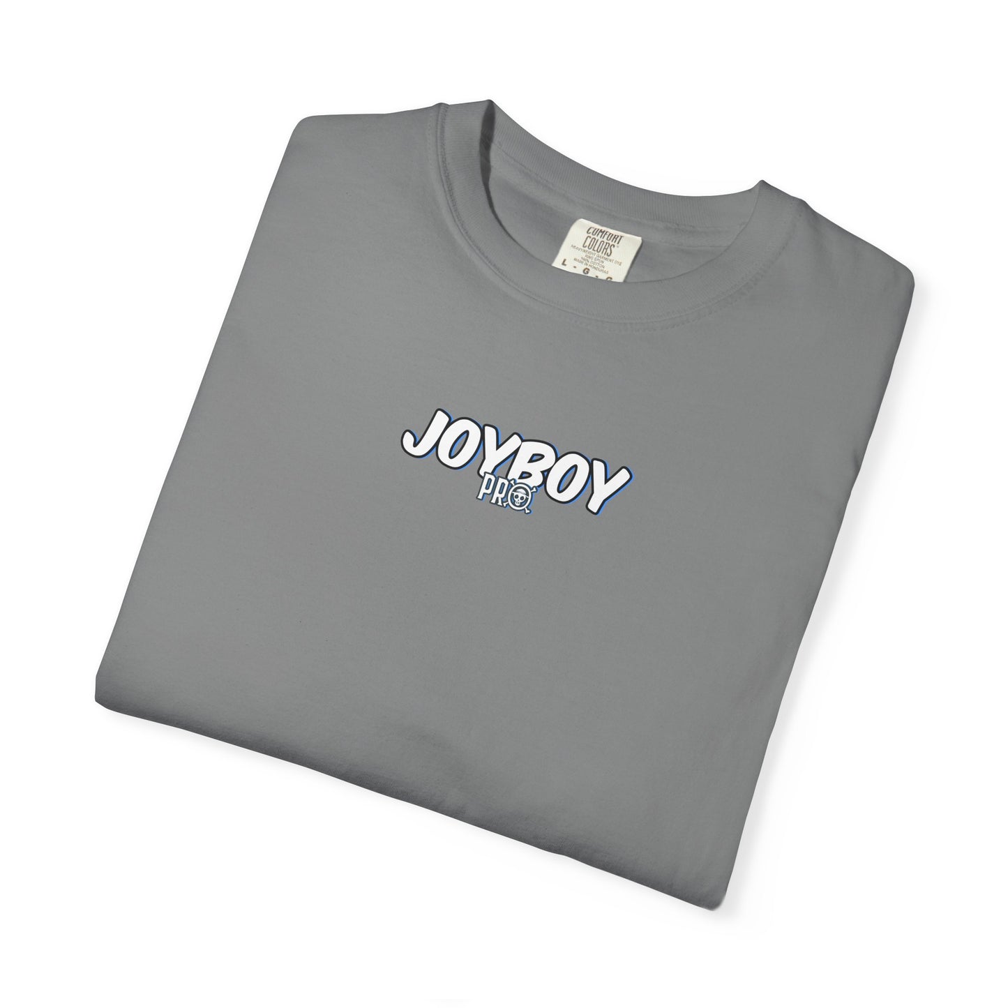 Graphic T-Shirt — JOYBOY Anime Skull Backprint White Tee