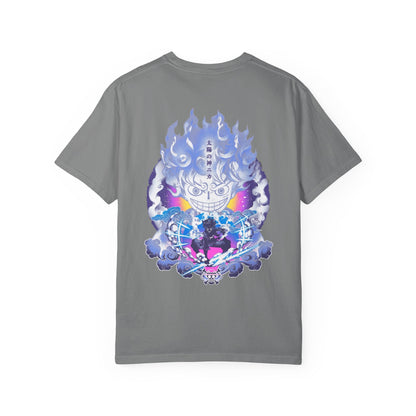Graphic T-Shirt — JOYBOY Anime Skull Backprint White Tee