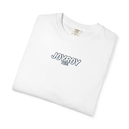 Graphic T-Shirt — JOYBOY Anime Skull Backprint White Tee