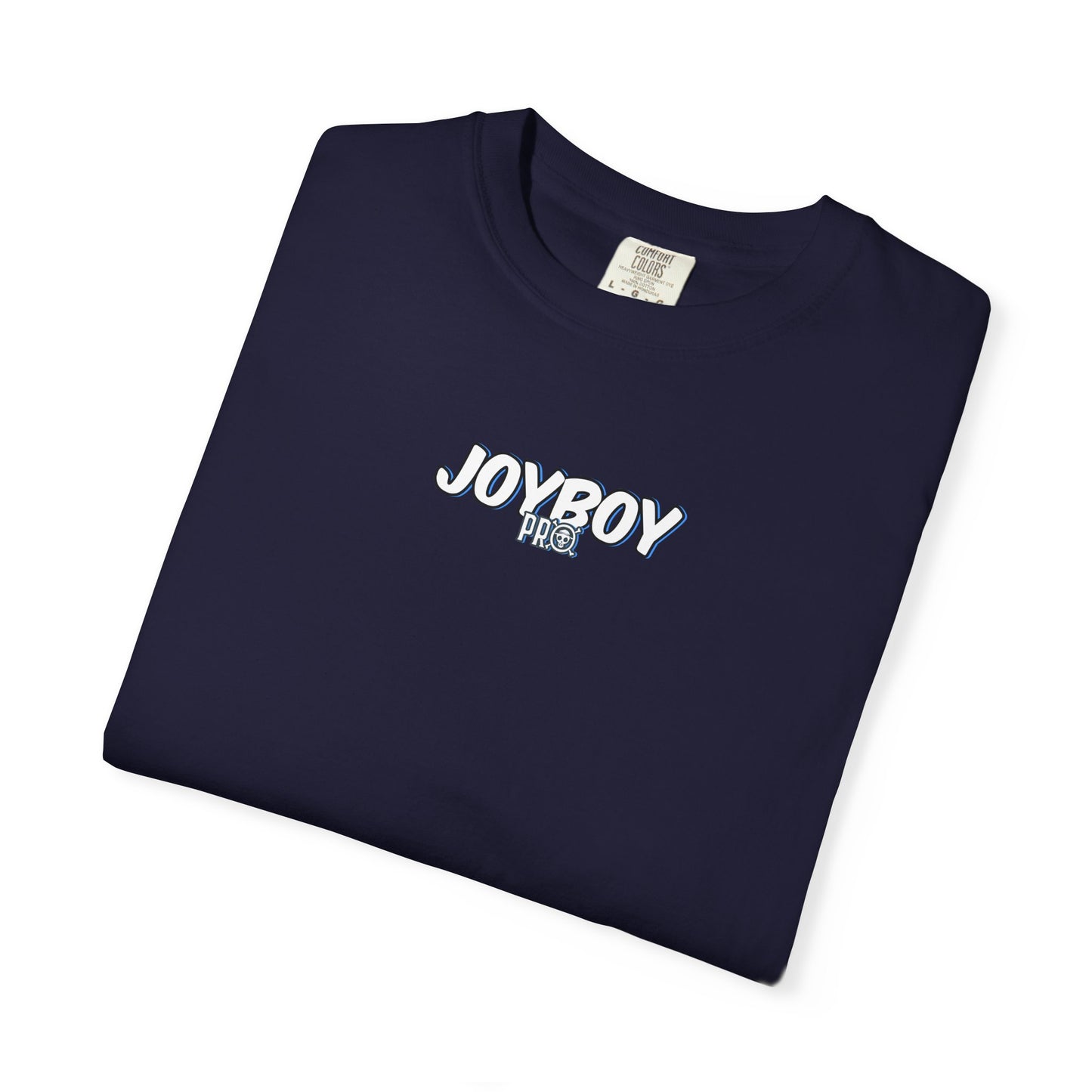 Graphic T-Shirt — JOYBOY Anime Skull Backprint White Tee