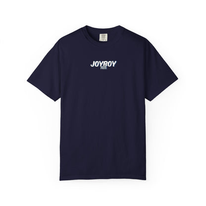 Graphic T-Shirt — JOYBOY Anime Skull Backprint White Tee
