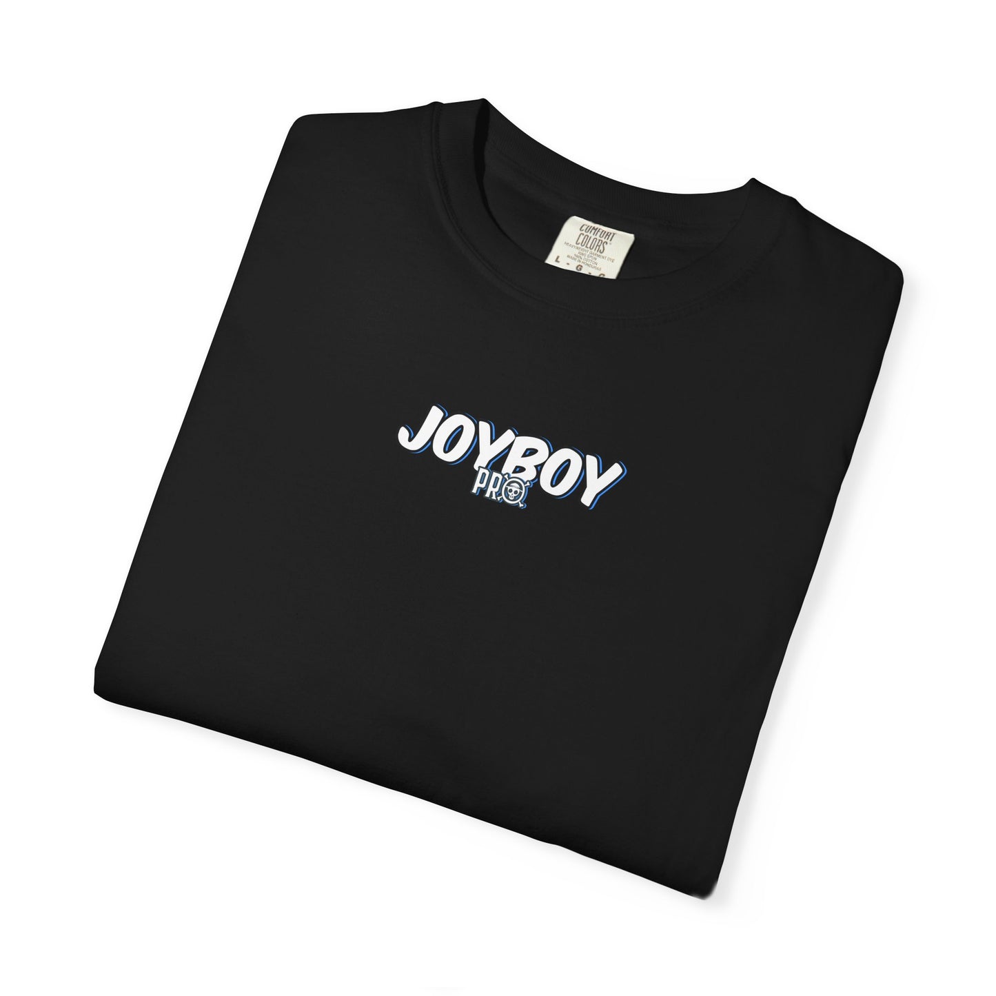 Graphic T-Shirt — JOYBOY Anime Skull Backprint White Tee