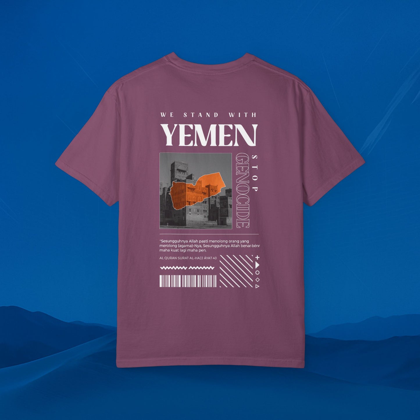 We Stand With Yemen T-Shirt — Solidarity Graphic Tee