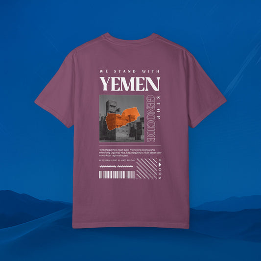 We Stand With Yemen T-Shirt — Solidarity Graphic Tee