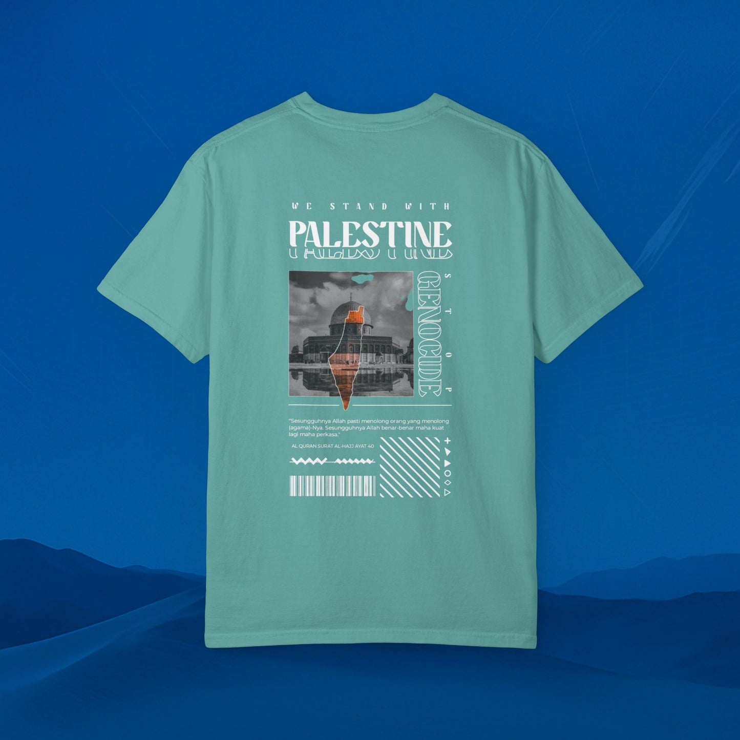 We Stand With palestine T-Shirt — Solidarity Graphic Tee
