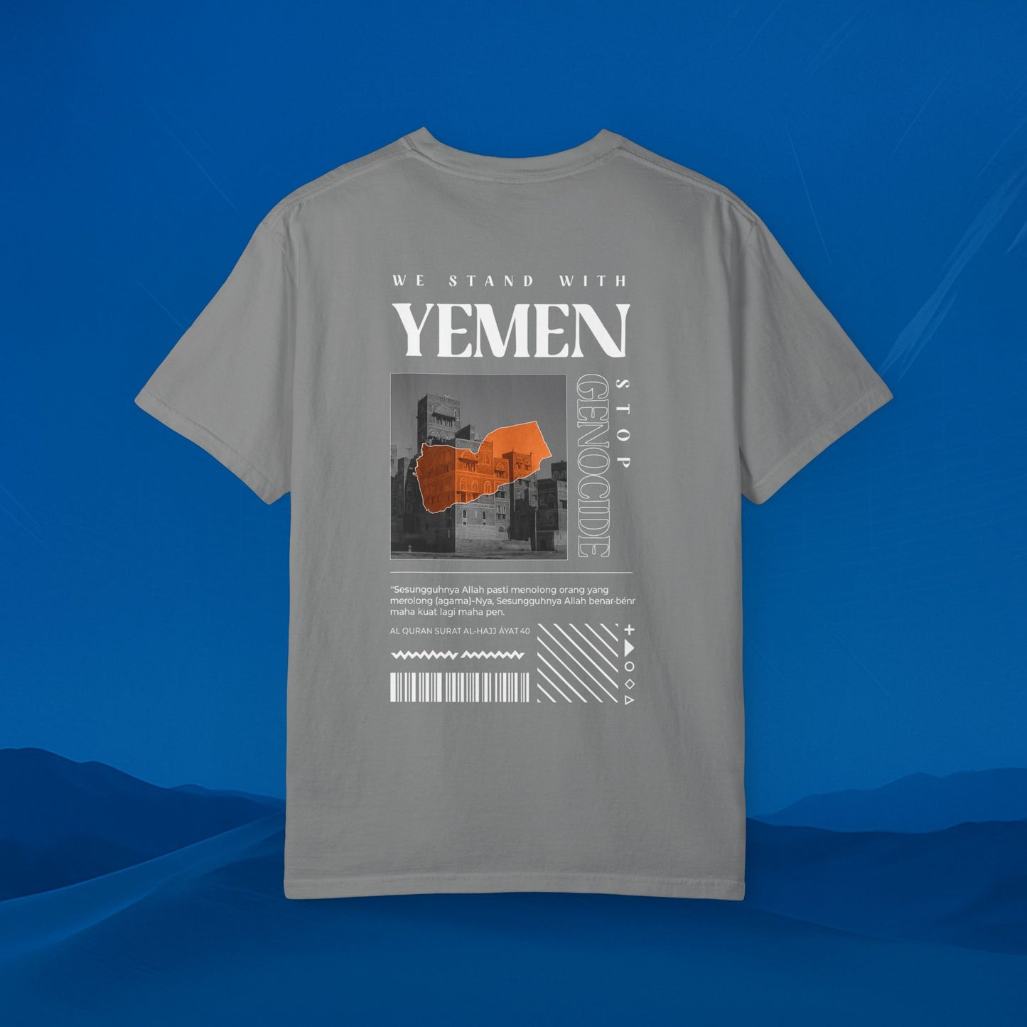 We Stand With Yemen T-Shirt — Solidarity Graphic Tee
