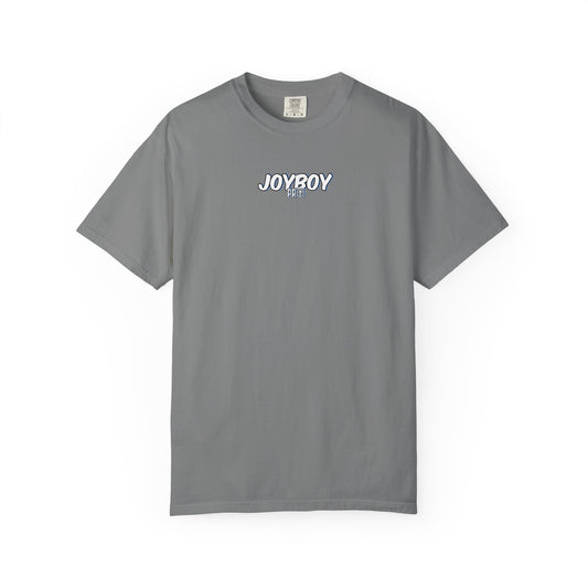 Graphic T-Shirt — JOYBOY Anime Skull Backprint White Tee