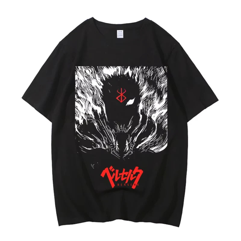 Anime Berserk Tshirt Summer Men Women High Quality Short Sleeve T Shirt Print T-shirt Tops 2024 Tee Trend Fans Clothes