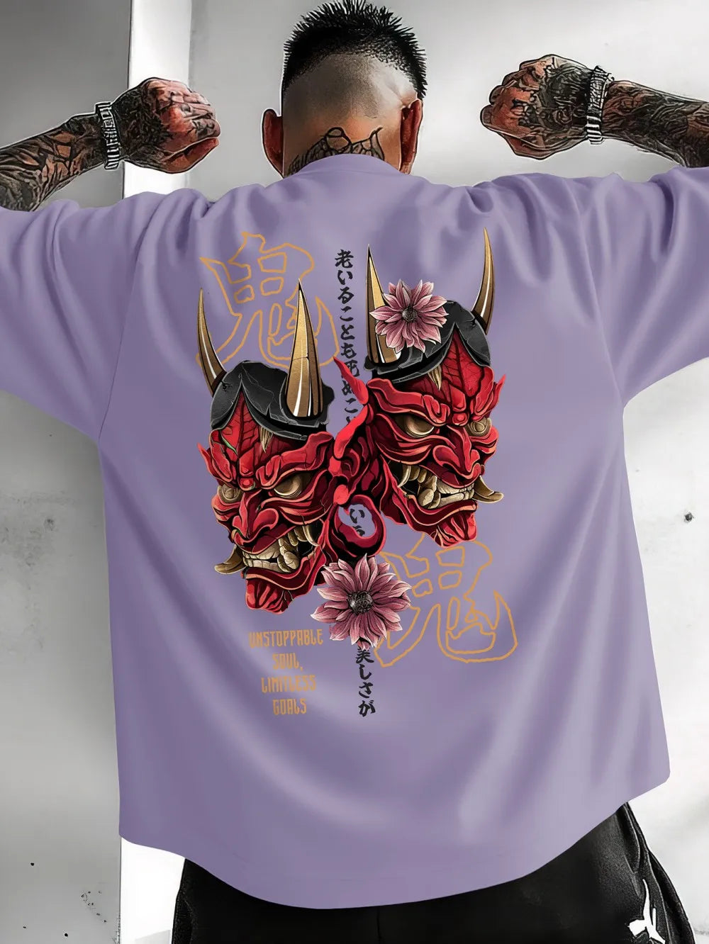 2025 Fashion Men's Summer Ghost Print Soft, Comfortable, Breathable Round Neck T-shirt Outdoor Street Style Top