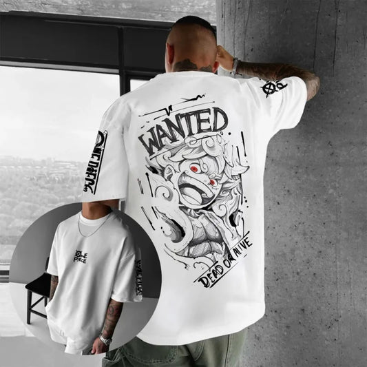 One Piece  2025 Fashion Official Graphic Tee Loose Fit Unisex Cotton T-Shirt Retro Anime Design Straw Hat Pirates Merch