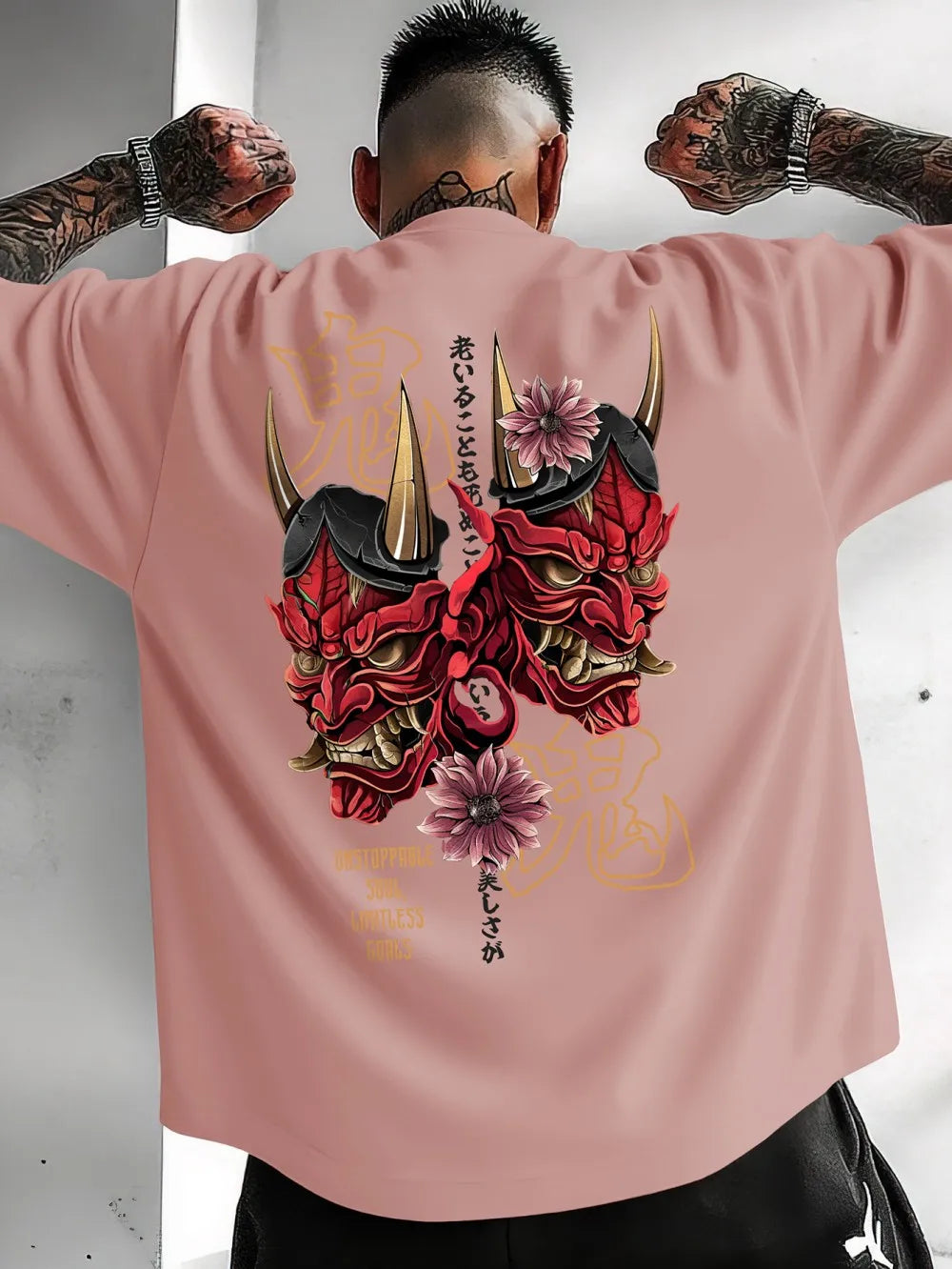 2025 Fashion Men's Summer Ghost Print Soft, Comfortable, Breathable Round Neck T-shirt Outdoor Street Style Top