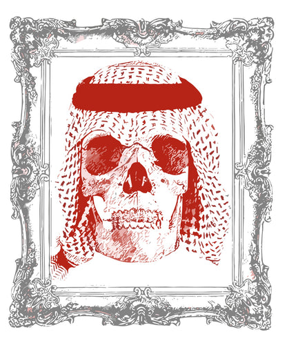 Keffiyeh Skull Tee