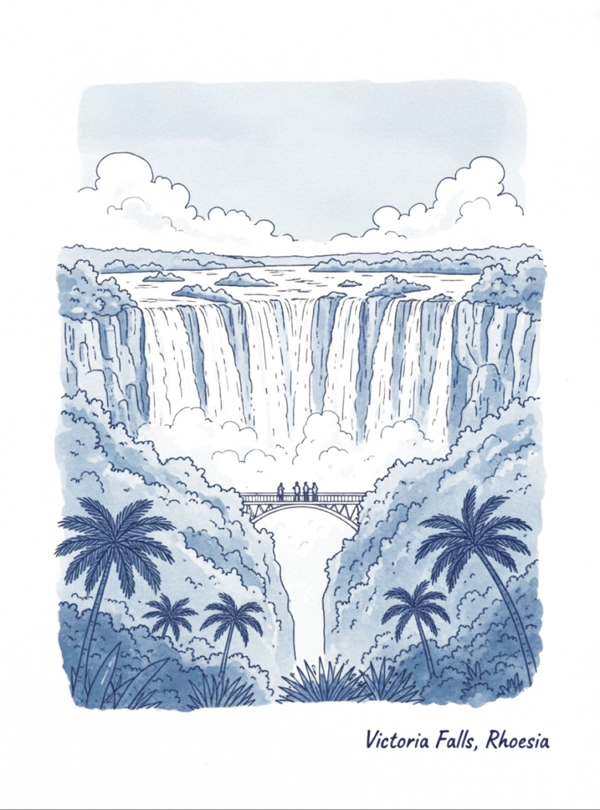 Victoria Falls Tee design